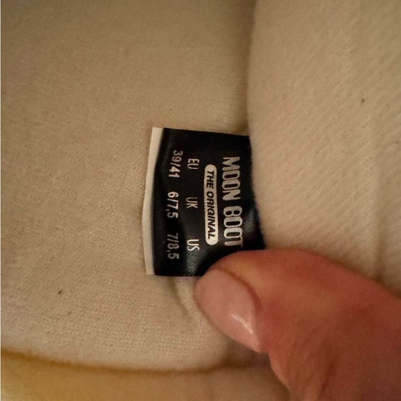 Moon Boot Blue Ankle Boots with Cushioned Construction and Lacing System - Picture 8 of 8